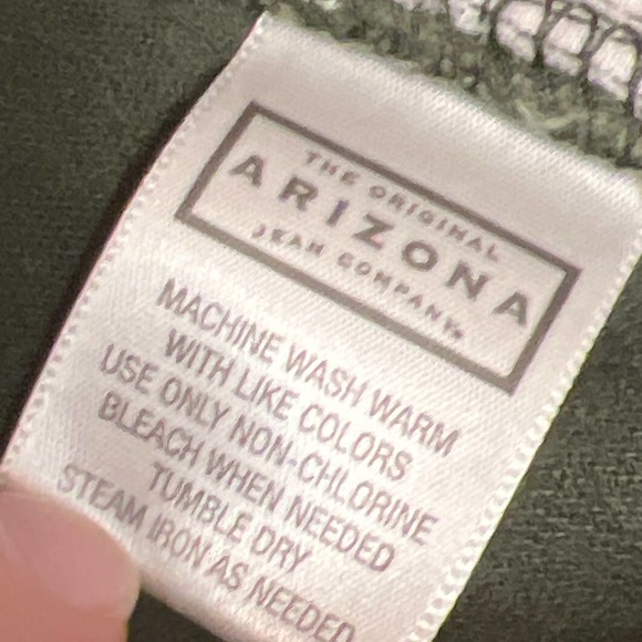 Vintage Y2K Arizona Jean Co Size 3 Green Flared Corduroy Jeans Pants Low Waist - Picture 8 of 9